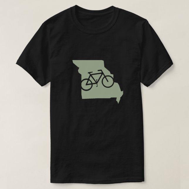 T-shirt Missouri à vélo (Design devant)