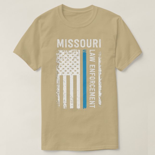 T-shirt Missouri Application de la loi 1 (Design devant)