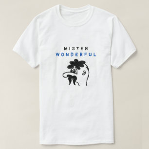 T-shirt Mister Wonderful - Blancs amusants