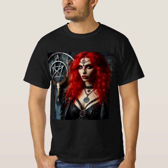 T-shirt Misterio Místico: La Dama del Pentáculo (Devant)