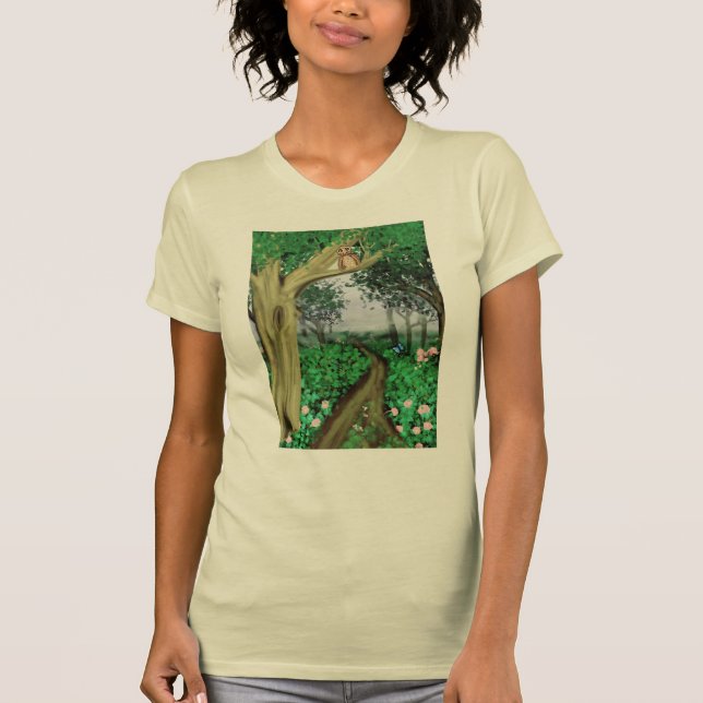 T-shirt Misty Forest Path (Devant)