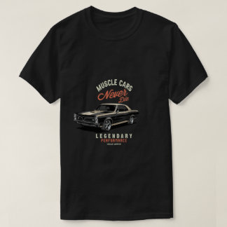 T-Shirt mit alten amerikanischen Muscle Cars