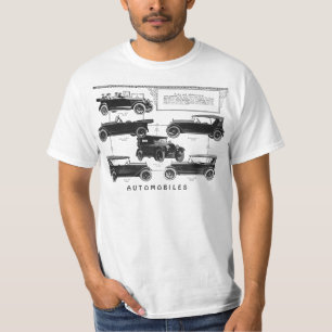 T-Shirt mit alten Autos