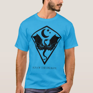 T-Shirt mit anpassbarem Drache-Siegel