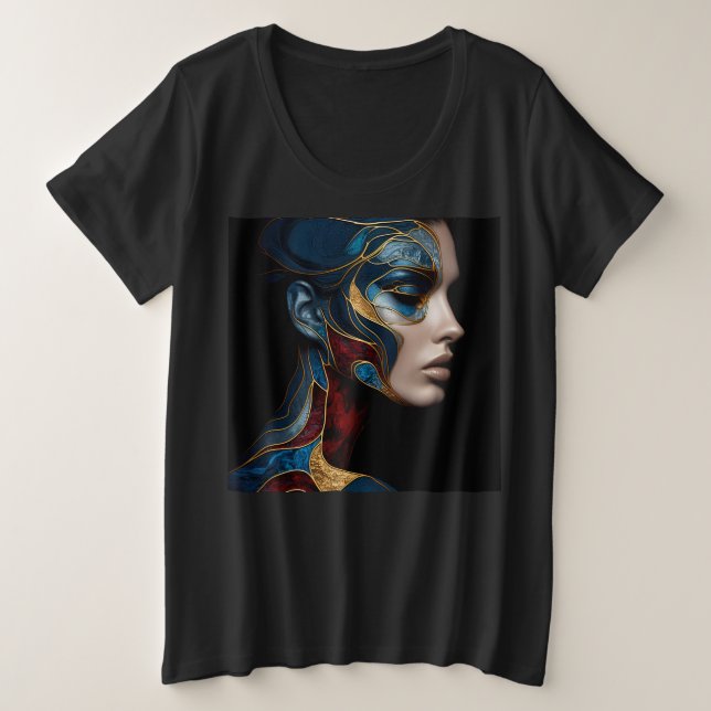 T - Shirt mit Art Expression 1 (Design vorne)