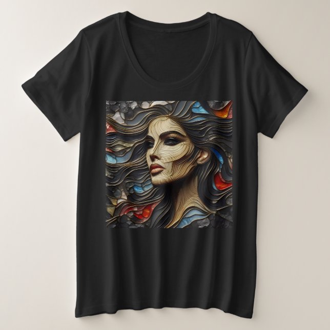 T - Shirt mit Art Expression 14 (Design vorne)