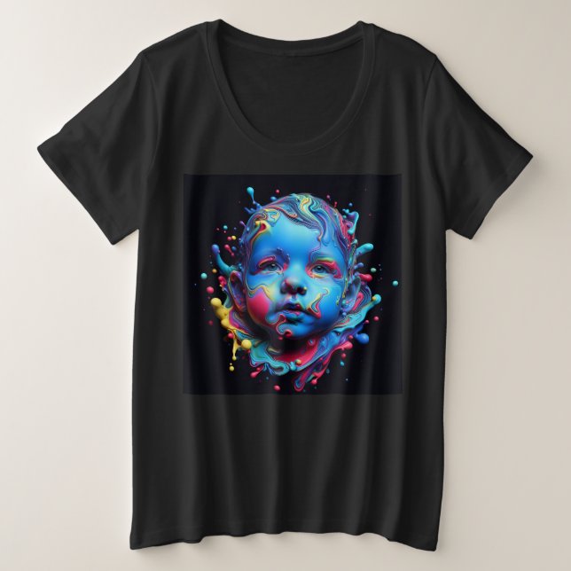 T - Shirt mit Art Expression 15 (Design vorne)