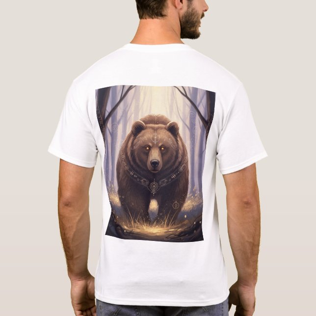 T-Shirt mit Bärengeist-Wächter (Rückseite)