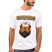 T-Shirt mit Bearded Baker Brothers Big Face Bear L