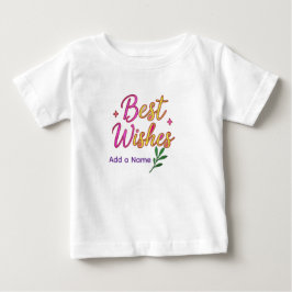 T-Shirt mit besten Wünschen für Mädchen
