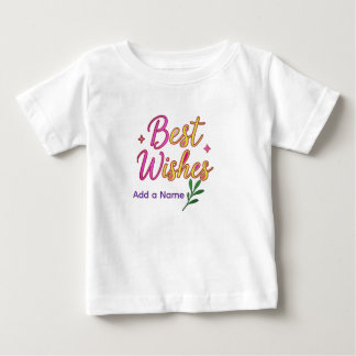 T-Shirt mit besten Wünschen für Mädchen