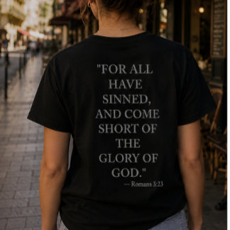 T-Shirt mit Bibelvers Römer 3:23