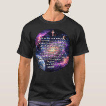T-Shirt mit Bibelvers zu den zwei großen Geboten i