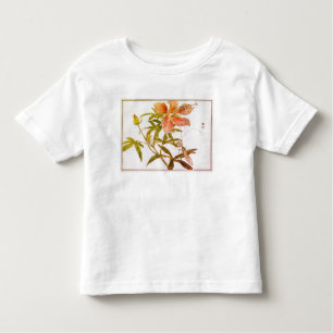T - SHIRT MIT BLUME INDIVIDUELLE NAME