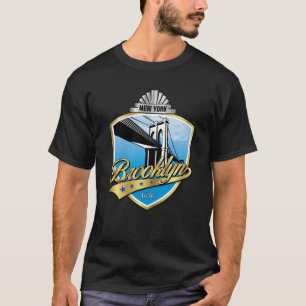 T-Shirt mit Brooklyn-Logo-Design