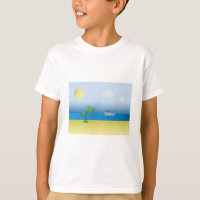 T-Shirt mit Cartoon-Wal