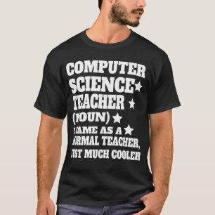 T-Shirt mit Definition von Informatiklehrern auf d