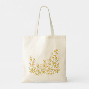 T - Shirt mit dem Print Happy Bunny in Golden Tone Tragetasche