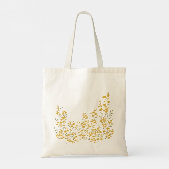 T - Shirt mit dem Print Happy Bunny in Golden Tone Tragetasche (Rückseite)