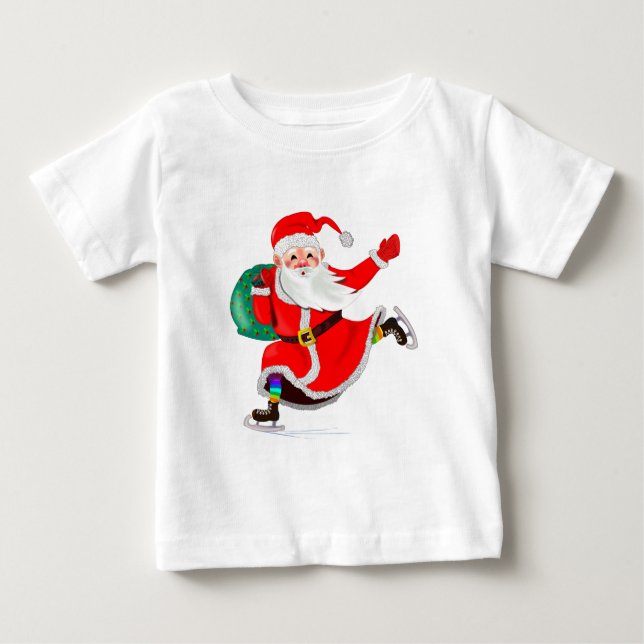 T - Shirt mit dem Weihnachtsmann - Weihnachten (Vorderseite)