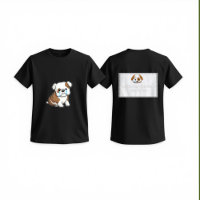 T-Shirt mit der Aufschrift 'Don't Hurt Dogs Statem