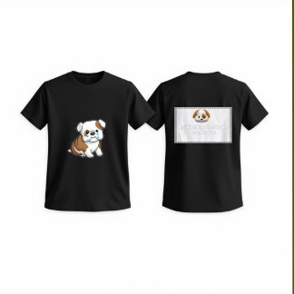 T-Shirt mit der Aufschrift 'Don't Hurt Dogs Statem