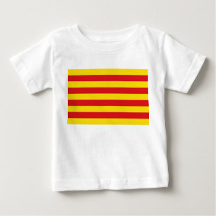 T - Shirt mit der Flagge Kataloniens
