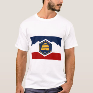 T-Shirt mit der Flagge von Utah, USA
