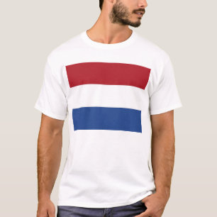 T Shirt mit der niederländischen Flagge