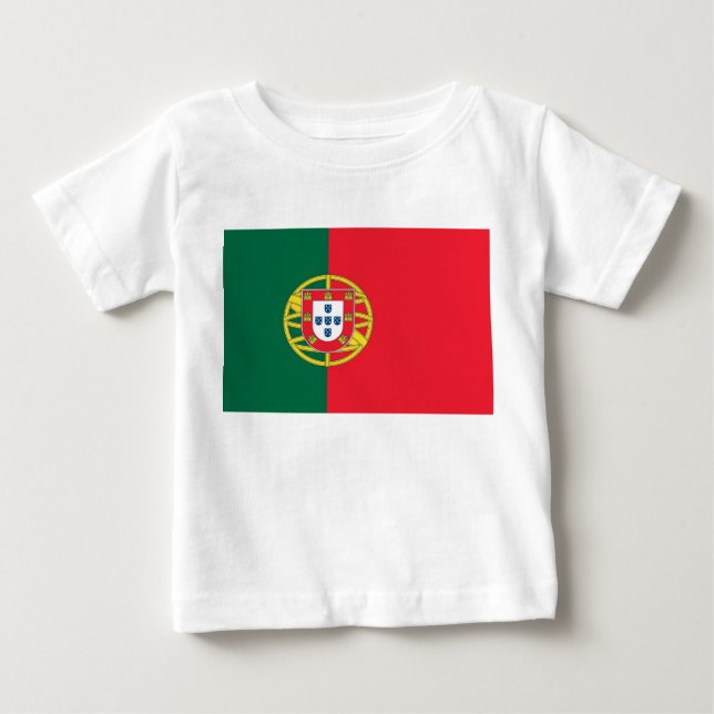 T - Shirt mit der portugiesischen Flagge (Vorderseite)