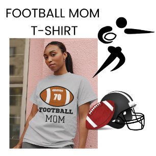 T-Shirt mit der Rückennummer der Football-Mutter