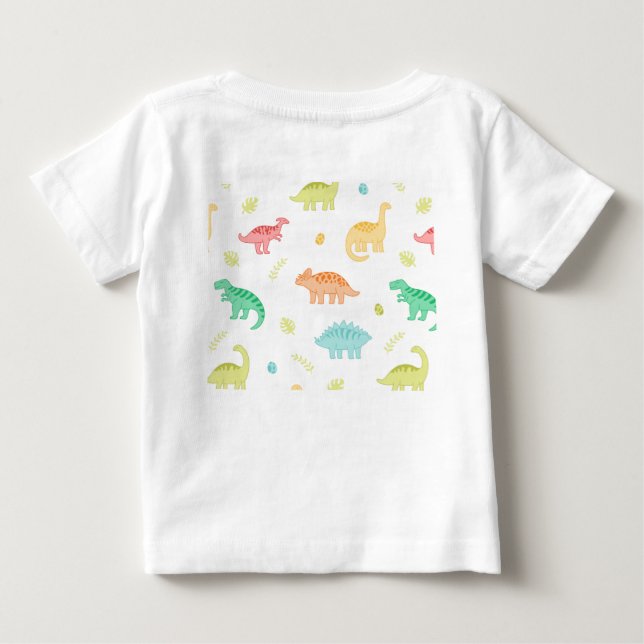 T - Shirt mit Dinosaurier-Themen (Rückseite)