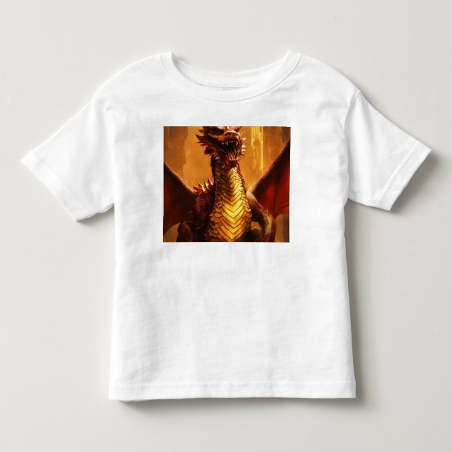 T-Shirt mit Drachen (Vorderseite)