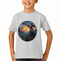 T-Shirt mit Drachenmotiv für Kinder