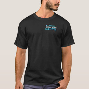 T - Shirt mit dunklen Farben unter Druck