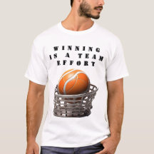 T - Shirt mit einem Basketballdesign