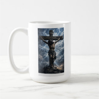 T-Shirt mit einem bewegenden Kunstwerk von Jesus C Kaffeetasse