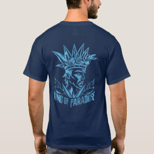 T - Shirt mit einem einzigartigen Hintergrund