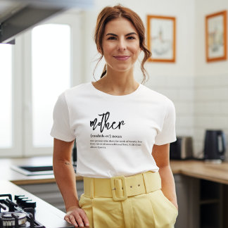 T - Shirt mit einfacher Mutterdefinition