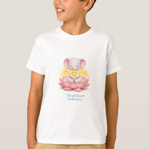 T-Shirt mit Elefant auf Lotus