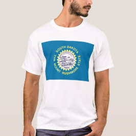 T Shirt mit Fahne South Dakota Staat USA