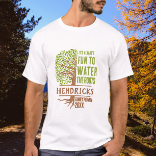 T-Shirt mit Familienstammbaum-Motiv für Familientr