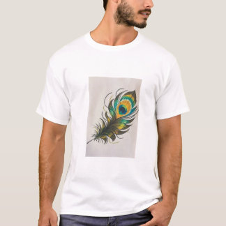 T - Shirt mit Federdesign