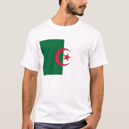 T Shirt mit Flagge Algeriens