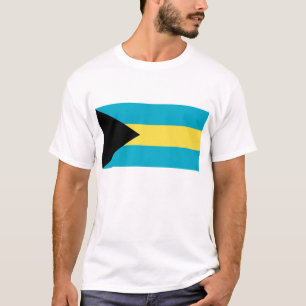 T Shirt mit Flagge Bahamas