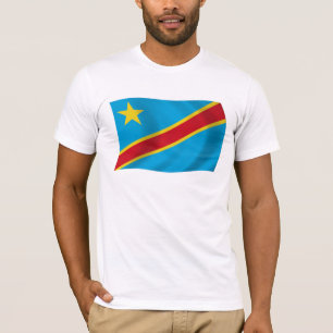 T-Shirt mit Flagge der Demokratischen Republik Kon