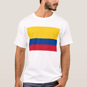 T Shirt mit Flagge Kolumbiens