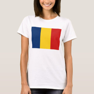 T-Shirt mit Flagge und Karte des Tschad