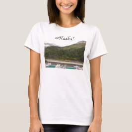 T - Shirt mit Foto der Alaska-Berge