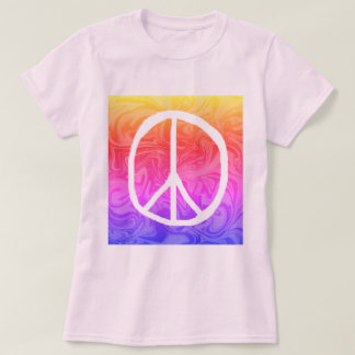 T-Shirt mit Friedenszeichen für Frauen